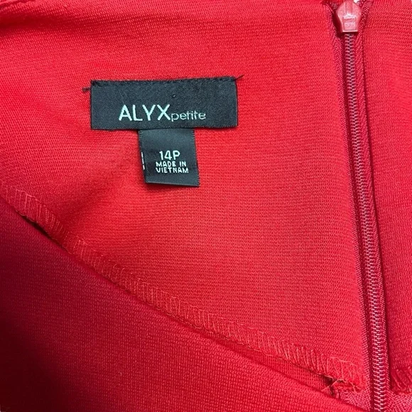 Alyx Petites - Womens Dress w/belt Sz 14P - Picture 4 of 6